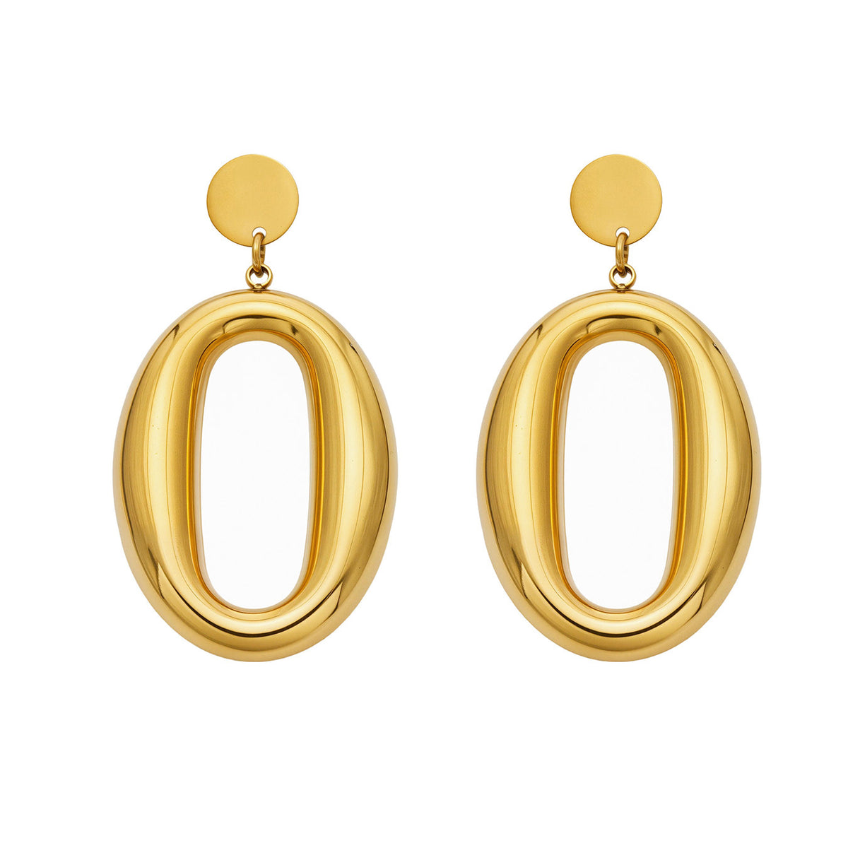 Aurora drop earrings — hypoallergenic 316L surgical-grade stainless steel